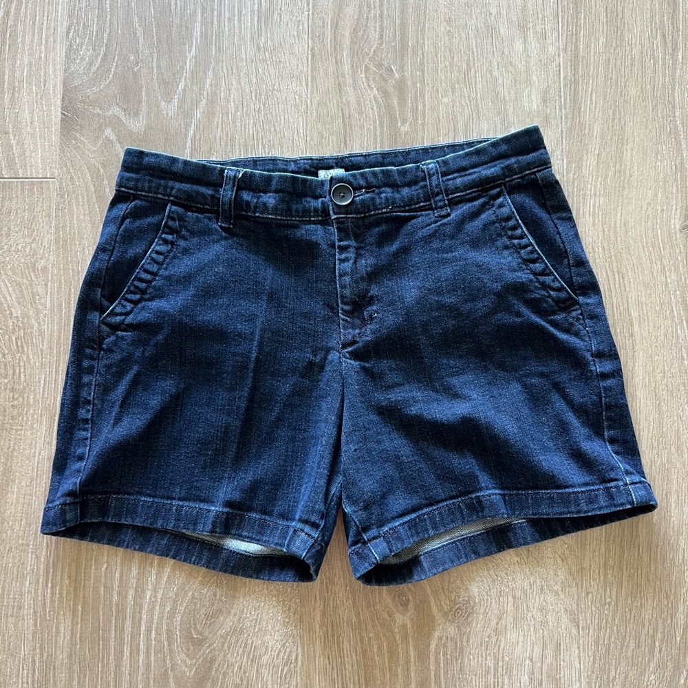 Liz Claiborne Dark Blue Jean Shorts